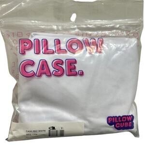 Pillow Cube Pillow Case - Pro White